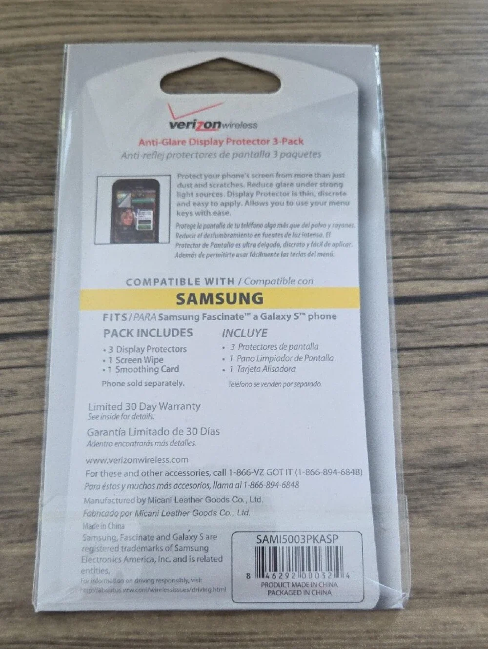 Samsung Facinate Anti-Glare Display Protector 3-Pack